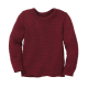 Disana Pullover Aran, 100% Bio-Wolle (kbT), cassis