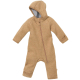 Disana Woll-Walk-Overall m. Kapuze und RV, 100% Bio-Wolle(KbT), karamell