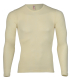 Engel Herren-Shirt langarm, 100% Bio-Wolle (kbT), natur