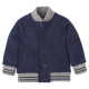 Disana College-Jacke Woll-Walk, 100% Bio-Wolle (kbT), indigo