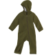 Disana Woll-Walk-Overall m. Kapuze und RV, 100% Bio-Wolle(KbT), oliv