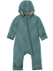 Disana Woll-Walk-Overall m. Kapuze und RV, 100% Bio-Wolle(KbT), eukalyptus