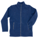 Engel Herren-Jacke tailliert, 100% Bio-Wollfleece (kbT), enzian melange