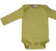 Cosilana Body langarm, 70% Bio-Wolle (kbT) und 30% Seide, grün