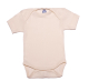 Cosilana Body kurzarm, 45% Bio-Baumwolle, 35% Bio-Wolle und 20% Seide, natur