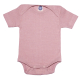 Cosilana Body kurzarm, 45% Bio-Baumwolle, 35% Bio-Wolle und 20% Seide, rosé meliert
