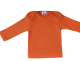 Cosilana Baby-Schlupfhemd langarm, 70% Bio-Wolle (kbT) und Seide, orange