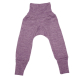 Cosilana Baby-Leggings, 45% Bio-Baumwolle, 35% Bio-Wolle und 20% Seide, pflaume