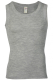 Engel Herren-Achselshirt, 70% Bio-Wolle(kbT) u. Seide, hellgrau melange