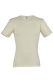 Engel Herren-Shirt kurzarm, 70% Bio-Wolle(kbT) u. Seide, natur