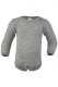 Engel Body langarm, 70% Bio-Wolle (kbT) und 30% Seide, hellgrau melange