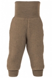 Engel Baby-Hose lang, 100% Bio-Wollfleece (kbT), walnuss-melange