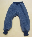 Cosilana Baby-Hose lang, 60% Bio-Wolle(kbT) u. 40% Bio-Baumwolle (kbA), marine melange