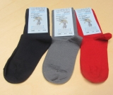 Grdo Socken, 75% Bio-Wolle(kbT), 23% Bio-Baumwolle(kbA), 2% Elasthan, grau