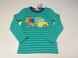 Frugi Kinder Shirt langarm, 100% Bio-Baumwolle(kbA), grn Ringel