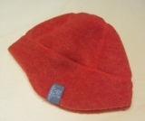 Mtze PICKAPOOH-Milan-Baumwollfutter, 100% Bio-Wollfleece (kbT), flamme