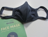 Mund-Nasen-Schutzmaske für Kinder, 100% Bio-Baumwolle(kbA), marine