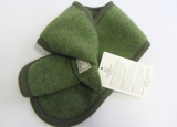 Pickapooh Baby-Schal, 100% Bio-Wollfleece (kbT), gr�n-melange