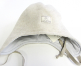 M�tze PICKAPOOH-Jack-Wollfleece-Baumwollfutter, 100% Bio-Wolle (kbT) u. 100% Bio-Baumwolle, natur beige