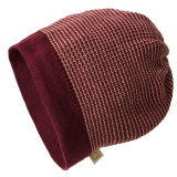 Strick-Mtze Disana Beanie, 100% Bio-Wolle(kbT), cassis-rose