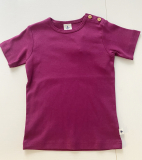 Leela cotton Shirt kurzarm, 100% Bio-Baumwolle (kbA), fuchsia