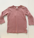 Leela cotton Shirt langarm, 100% Bio-Baumwolle (kbA),  altrosa