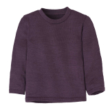 Disana Pullover, 100% Bio-Wolle (kbT), aubergine