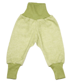 Cosilana Baby-Hose lang, 60% Bio-Wolle(kbT) u. 40% Bio-Baumwolle (kbA), gr�n melange