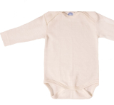 Cosilana Body langarm, 70% Bio-Wolle (kbT) und 30% Seide, natur