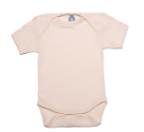 Cosilana Body kurzarm, 45% Bio-Baumwolle, 35% Bio-Wolle und 20% Seide, natur