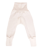 Cosilana Baby-Leggings m. Bund, 70% Bio-Wolle (kbT) und Seide, natur