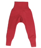 Cosilana Baby-Leggings m. Bund, 70% Bio-Wolle (kbT) und Seide, rot