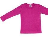 Cosilana Unterhemd langarm, 70% Bio-Wolle (kbT) und Seide, pink