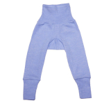 Cosilana Baby-Leggings, 45% Bio-Baumwolle, 35% Bio-Wolle und 20% Seide, blau