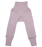 Cosilana Baby-Leggings, 45% Bio-Baumwolle, 35% Bio-Wolle und 20% Seide, grau