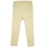 Cosilana Kinder Leggings, 45% Bio-Baumwolle, 35% Bio-Wolle und 20% Seide, grün