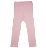 Cosilana Kinder Leggings, 45% Bio-Baumwolle, 35% Bio-Wolle und 20% Seide, rosa meliert