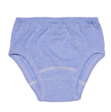 Cosilana Kinder Slip, 45% Bio-Baumwolle, 35% Bio-Wolle und 20% Seide, blau