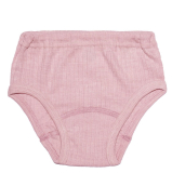 Cosilana Kinder Slip, 45% Bio-Baumwolle, 35% Bio-Wolle und 20% Seide, rosa meliert