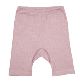 Cosilana Kinder Bermuda, 45% Bio-Baumwolle, 35% Bio-Wolle und 20% Seide, rosa meliert