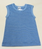 Cosilana Top, 100% Bio-Baumwolle(kbA), hellblau-natur-marine
