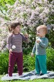 Engel Baby-Hose mit Nabelbund, 70% Bio-Schur-Wolle (kbT) und Seide, orchidee