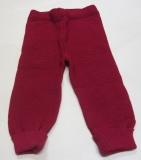 Reiff-Strick-Hose lang, 100% Bio-Wolle (kbT), burgund