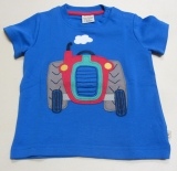 Frugi Shirt kurzarm, 100% Bio-Baumwolle (kbA),  Traktor