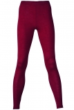 Engel Damen-Leggings, 70% Bio-Wolle (kbT) und Seide, malve